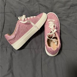 Sequin Pink Sneakers